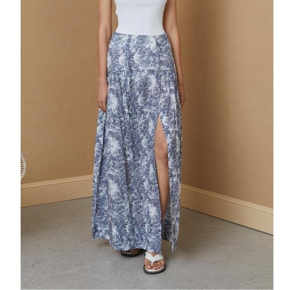 Bec+Bridge Skirt Arianne Midi Skirt navy / white